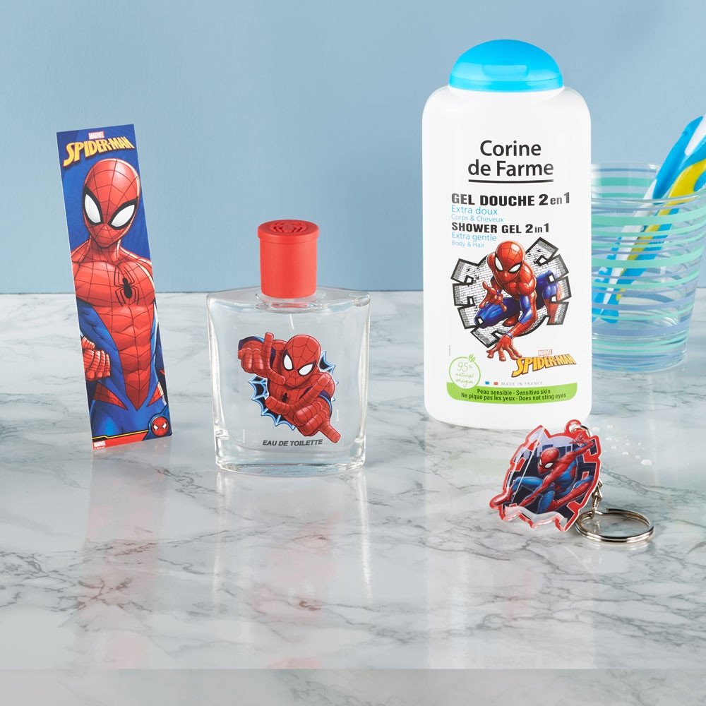 Coffret cadeau Spiderman bain moussant à hélice Futurart | Futurart